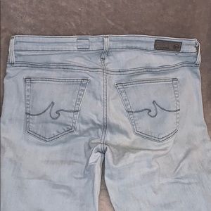 AG lightwash skinny jean